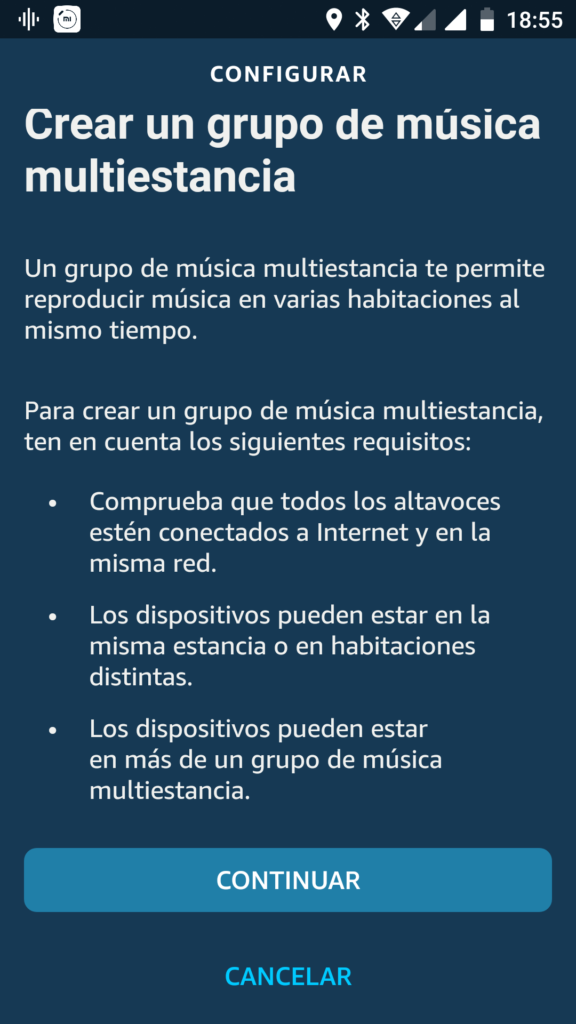 musica multiestancia alexa