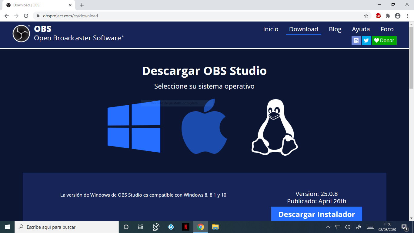 libx264 install in obs studio windows 10